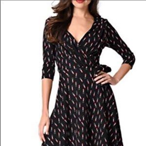 Unique Vintage Wrap dress. Size XL